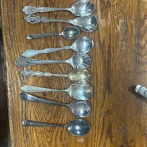 Vintage jams and jellies spoons